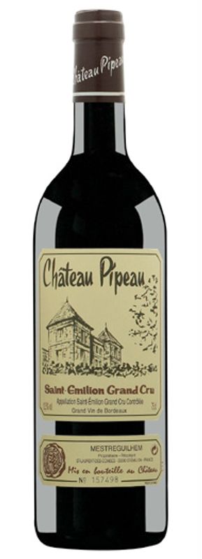 Bottle of Chateau Pipeau Grand Cru AC from Château Pipeau