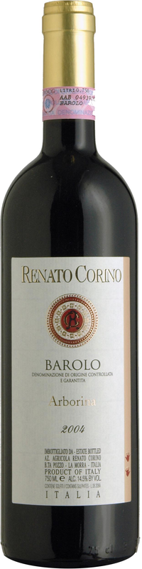 Bottle of Barolo DOCG Vigna Arborina from Corino