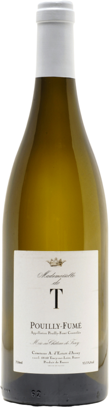 Bouteille de Mademoiselle de T Pouilly Fumé de Château de Tracy