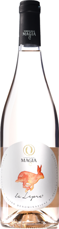 Flasche La Lepre Bianco di Merlot DOC von Terreni alla Maggia