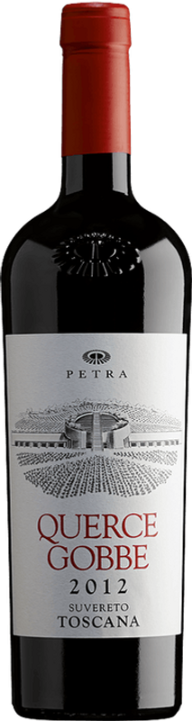 Bottle of Quercegobbe Merlot Rosso Toscana IGT from Petra
