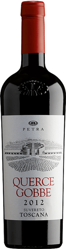 Flasche Quercegobbe Merlot Rosso Toscana IGT von Petra