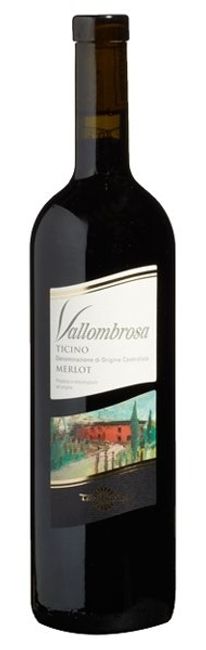 Image of Tamborini Vallombrosa Merlot DOC - 50cl - Tessin, Schweiz bei Flaschenpost.ch