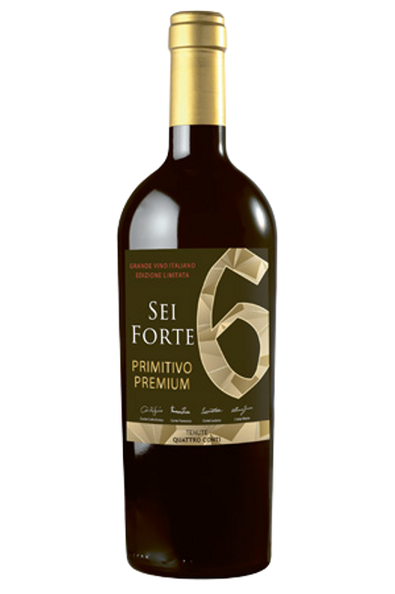 Image of Tenute Quattro Conti Sei Forte Primitivo Puglia IGT - 75cl - Apulien, Italien bei Flaschenpost.ch