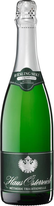 Flasche Riesling Sekt Haus Osterreich trocken von Winzer Krems