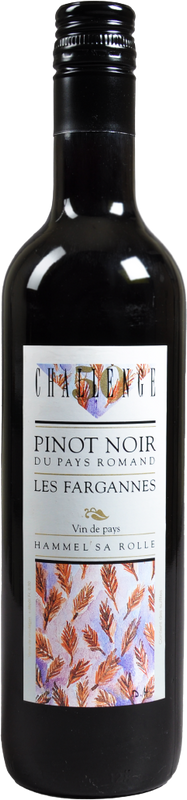 Bottiglia di Pinot Noir Romand Les Fargannes Challenge di Hammel SA