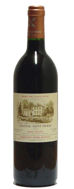 Image of Saint-Pierre Chateau St. Pierre St. Julien 4e Grand Cru Classe - 75cl - Bordeaux, Frankreich bei Flaschenpost.ch