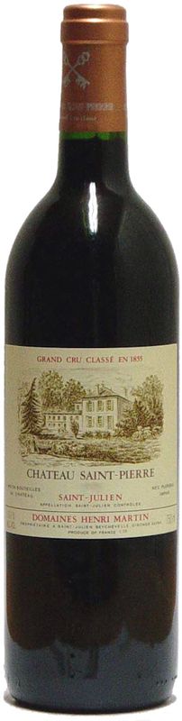 Image of Saint-Pierre Chateau St. Pierre St. Julien 4e Grand Cru Classe - 75cl - Bordeaux, Frankreich