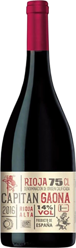 Bottiglia di Rioja DOCa Capitan Gaona di Rodríguez Sanzo