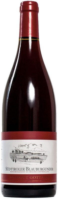 Bouteille de Pinot Nero Mazzon DOC de Weingut Gottardi