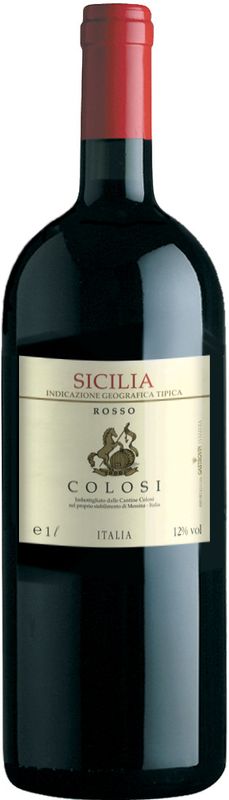 Bouteille de Colosi rosso Sicilia IGT de Colosi