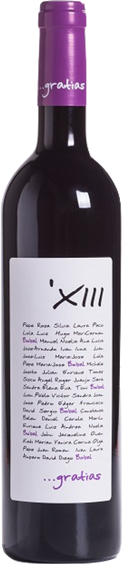 Flasche Gratias Maximas Ethical Wine Vino de Espagna von Bodegas Gratias