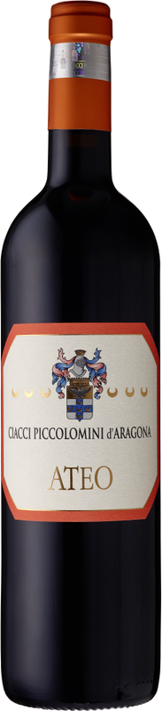 Bottle of Rosso di Toscana DOC Ateo from Ciacci Piccolomini d'Aragona