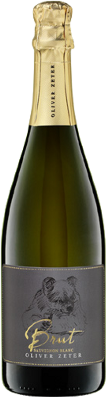 Bottle of Brut Sauvignon blanc from Oliver Zeter