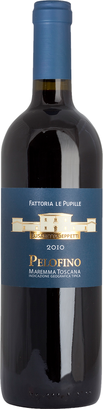 Bottle of Pelofino Rosso IGT from Fattoria Le Pupille