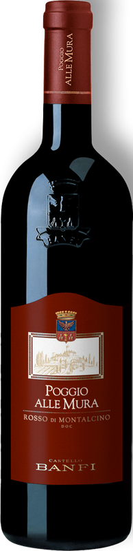 Flasche Poggio alle Mura Rosso di Montalcino DOC von Castello Banfi