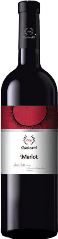 Bottle of Aquilae Merlot IGP from Canicatti