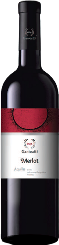 Bottiglia di Aquilae Merlot IGP di Canicatti