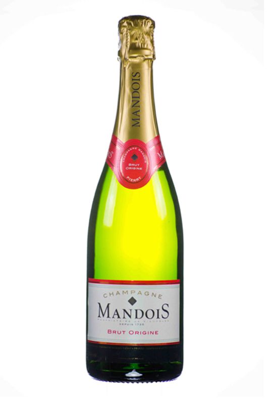 Bottiglia di Champagne Mandois Cuvee Brut Origine di Mandois