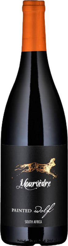 Bottle of Black Pack Mourvèdre from Painted Wolf