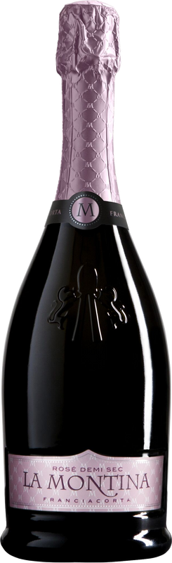 Bottle of Franciacorta DOCG Rosé Demi-Sec from La Montina