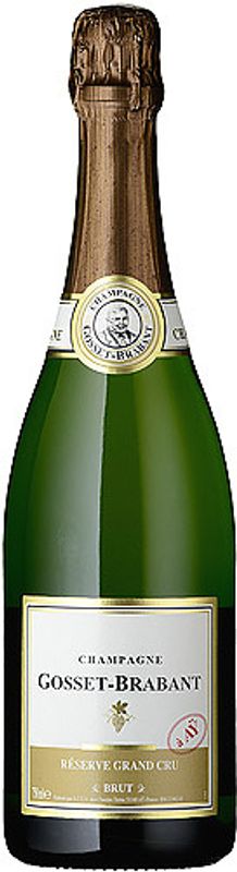 Flasche Champagne Reserve Grand Cru Brut von Gosset Brabant