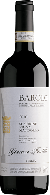 Image of Giacosa Fratelli Barolo Riserva Scarrone Vigna Mandorlo DOCG - 75cl - Piemont, Italien bei Flaschenpost.ch