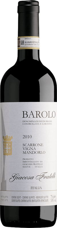 Bouteille de Barolo Riserva Scarrone Vigna Mandorlo DOCG de Giacosa Fratelli