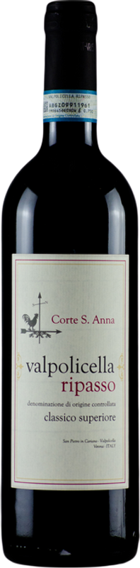 Bottle of Ripasso Corte Sant'Anna Valpolicella Classico Superiore DOC from Rubinelli Vajol