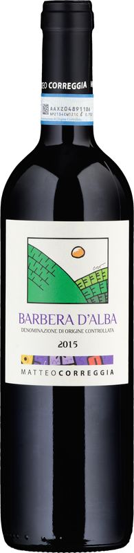 Bottle of Barbera d'Alba DOC from Matteo Correggia