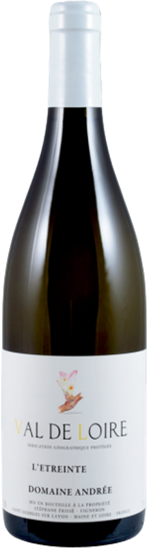 Bottle of Étreinte IGP Val de Loire Blanc from Domaine Andrée
