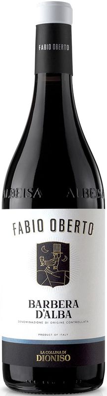 Bottle of Barbera d'Alba DOC from Fabio Oberto