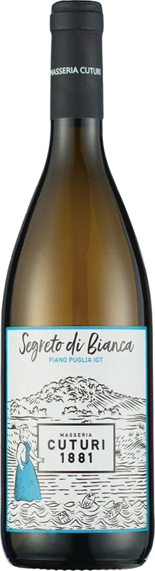Bottle of Segreto di Bianca from Masseria Cuturi 1881
