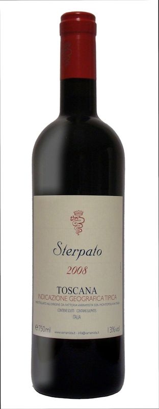 Bottle of Sterpato Rosso Toscana IGT from Fattoria Varramista