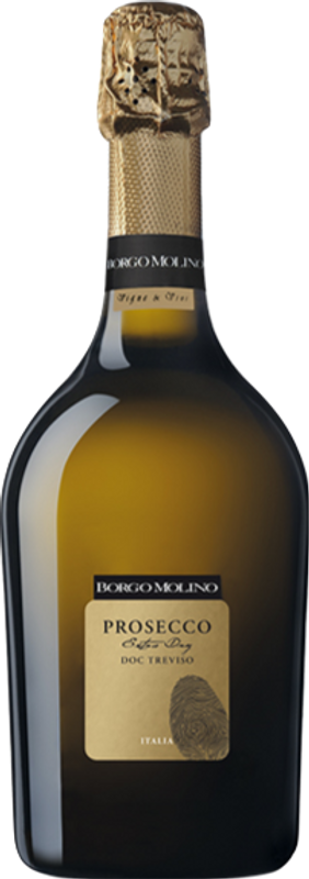 Flasche Prosecco Treviso DOC Extra Dry von Borgo Molino
