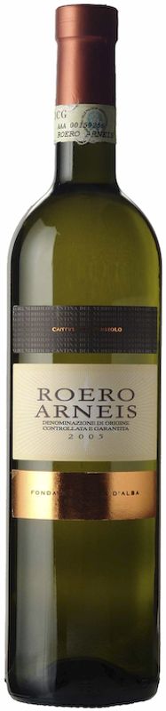 Bottle of Roero Arneis DOCG from Cantina del Nebbiolo