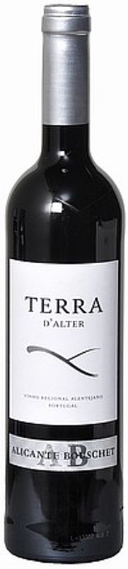 Bottle of Terra d'Alter Alicante Bouschet Vinho Reg. Alentejano from Terra D'Alter