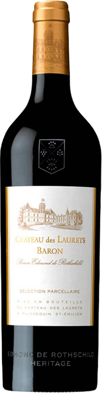 Bottle of Château des Laurets A.O.C. from Baron Edmond de Rothschild