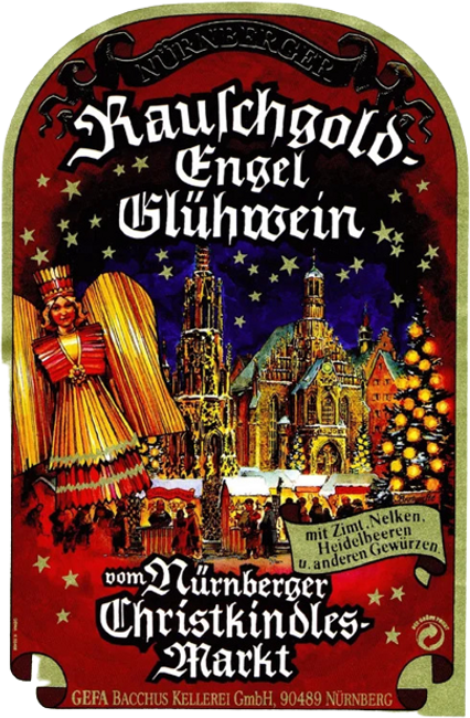 Image of Nürnberger Christkindlesmarkt Nürnberger Glühwein Rauschgold Engel Box - 1000cl, Deutschland bei Flaschenpost.ch