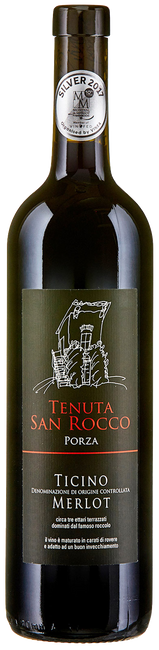 Image of Tamborini Porza Tenuta San Rocco Merlot Ticino DOC - 150cl - Tessin, Schweiz bei Flaschenpost.ch