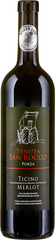 Bottle of Porza Tenuta San Rocco Merlot Ticino DOC from Tamborini