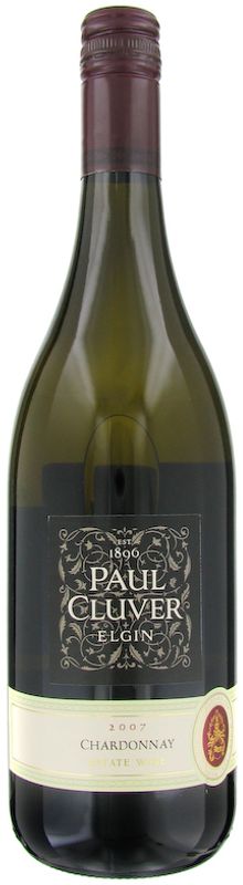 Bottle of Chardonnay of Elgin from Paul Cluver Wine Estate