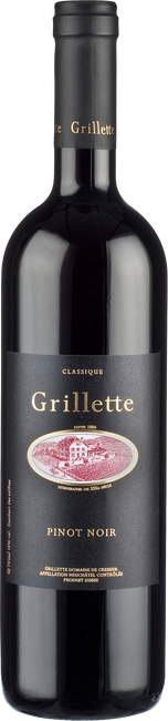 Image of Grillette Domaine De Cressier Pinot Noir Classique Neuchatel AOC - 75cl - Neuenburg, Schweiz bei Flaschenpost.ch