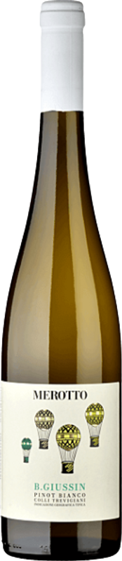 Flasche B. Guissin Pinot Bianco Colli Trevigiani IGT von Merotto