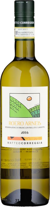 Bottle of Roero Arneis DOCG from Matteo Correggia