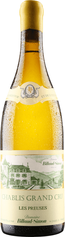 Bottle of Chablis Grand Cru Les Preuses AC from Domaine Billaud-Simon