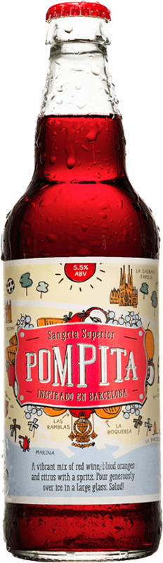 Bottle of Pompita Barcelona Sangria Superior Blood Orange from Pompita