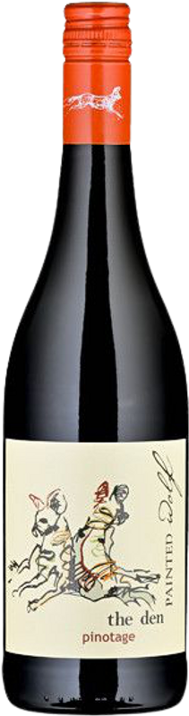 Bottle of The Den Pinotage from Painted Wolf