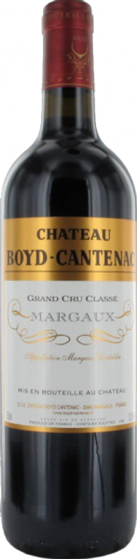 Bottle of Boyd-Cantenac 3eme Cru Classe Margaux from Château Boyd-Cantenac