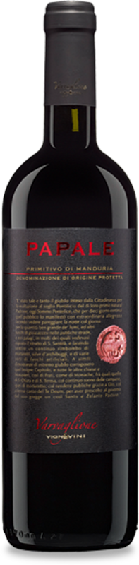 Flasche Papale Primitivo Di Manduria Dop von Varvaglione